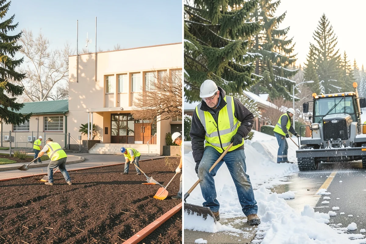 Municipal Building Washing in Oak Harbor, Island County, WA - We evaluate substrates and select appropriate cleaning methods