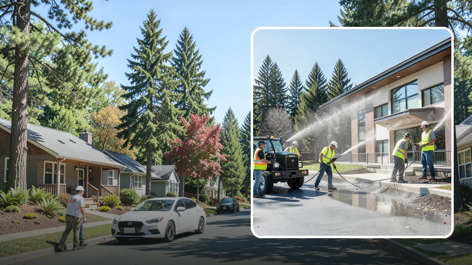 Municipal Building Washing in Orting, Pierce County, WA - We wash public building exteriors to remove mildew, algae, and grime using safe methods for Western Washington civic facilities.
