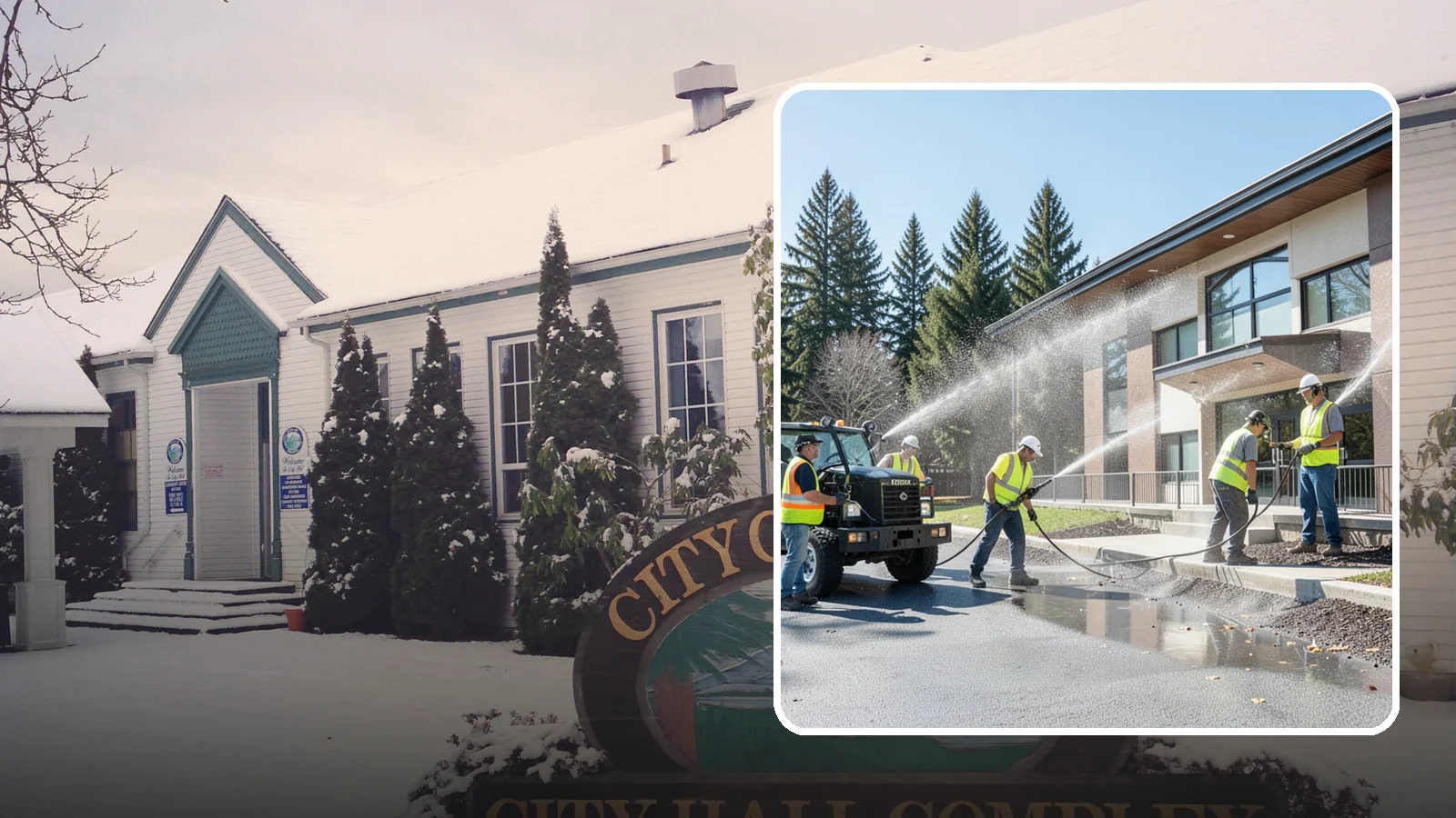 Municipal Building Washing in Pacific, King County, WA - We wash public building exteriors to remove mildew, algae, and grime using safe methods for Western Washington civic facilities.