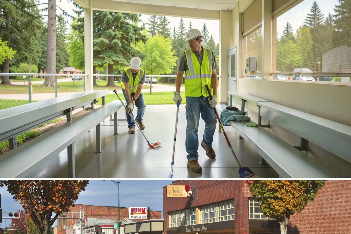 Municipal Building Washing in Puyallup, Pierce County, WA - Building washing is best performed in the drier months from late spring through early fall, when surfaces dry and treatments work...