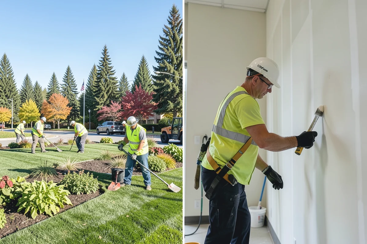Municipal Building Washing in Redmond, King County, WA - We evaluate substrates and select appropriate cleaning methods