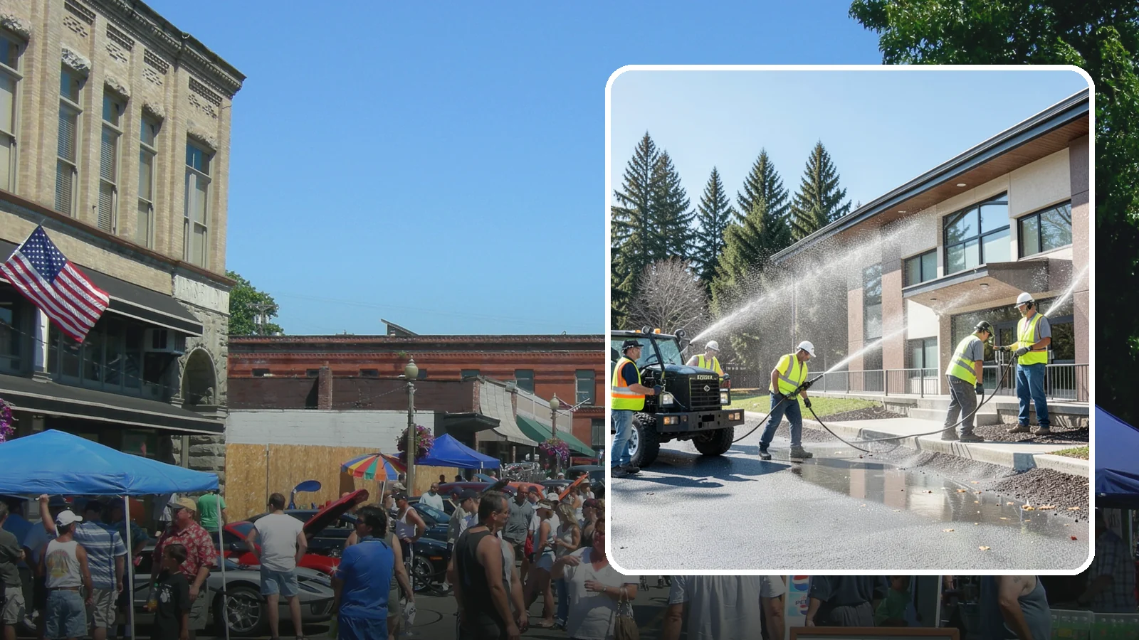 Municipal Building Washing in Snohomish, Snohomish County, WA - We wash public building exteriors to remove mildew, algae, and grime using safe methods for Western Washington civic facilities.