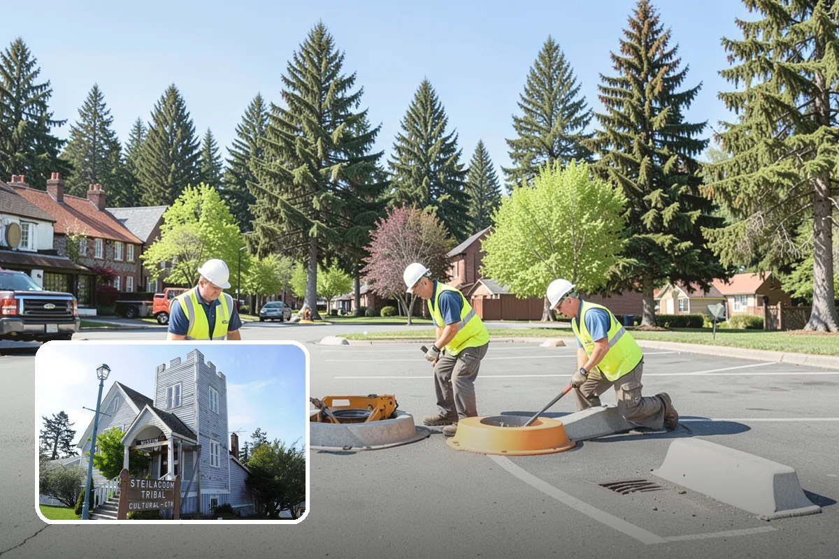 Municipal Building Washing in Steilacoom, Pierce County, WA - Soft-wash methods clean without damaging facades or seals