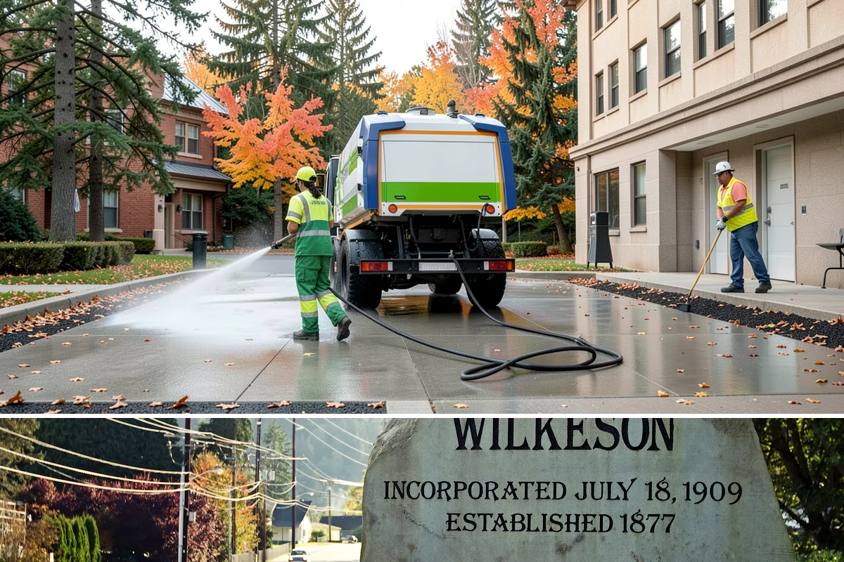 Municipal Building Washing in Wilkeson, Pierce County, WA - Building washing is best performed in the drier months from late spring through early fall, when surfaces dry and treatments work...