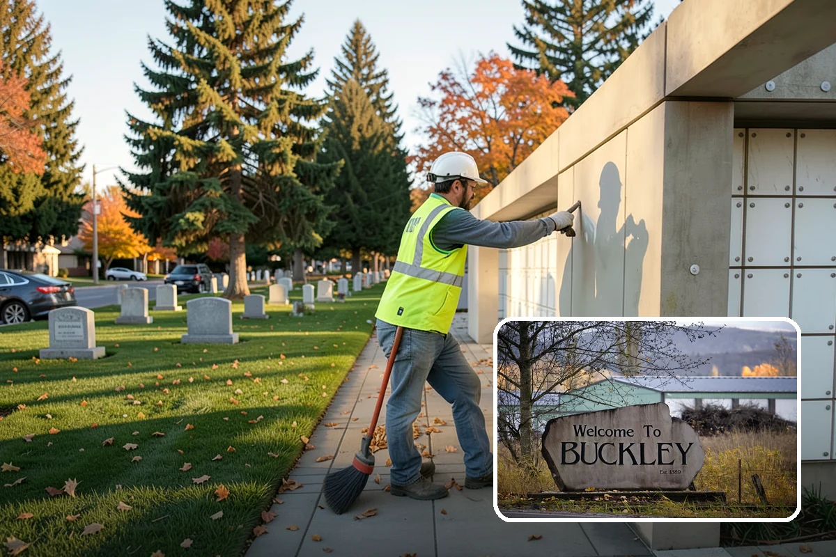 Municipal Concrete Repair in Buckley, Pierce County, WA - Reduces trip-and-fall liability on public rights-of-way