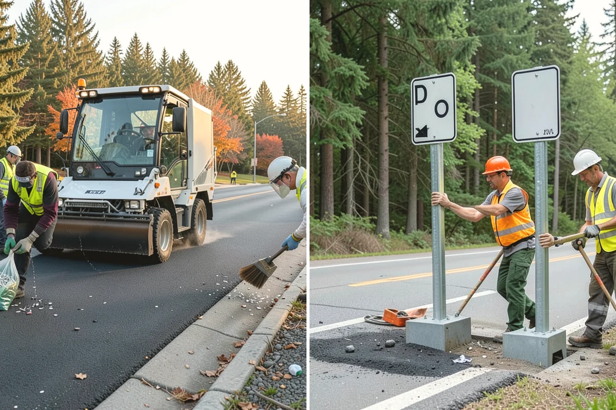 Municipal Concrete Repair in Burlington, Skagit County, WA - Site assessment with condition rating and photo documentation