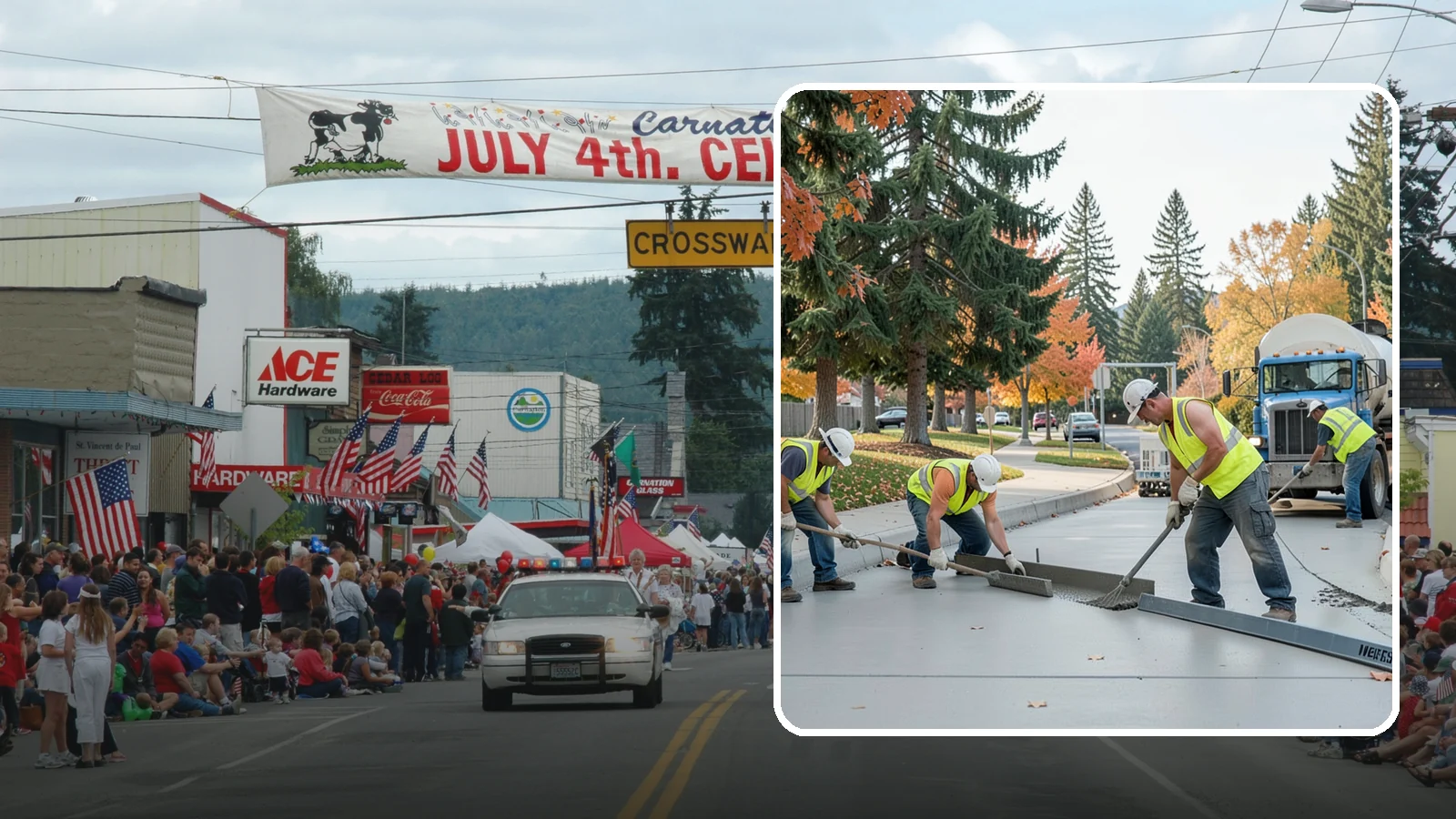 Municipal Concrete Repair in Carnation, King County, WA - Restore failing public concrete flatwork and structures to safe, code-compliant condition across your jurisdiction.