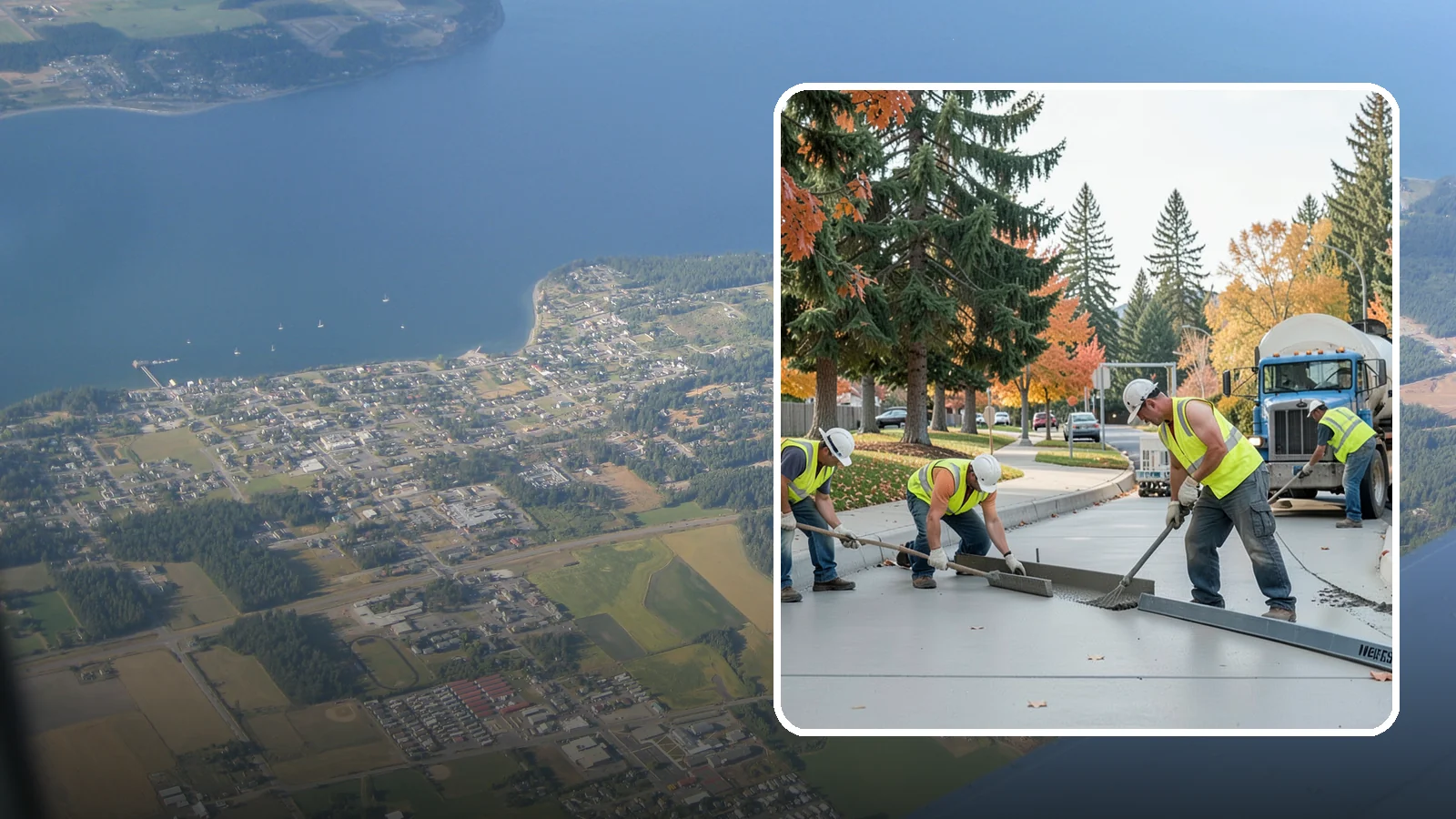 Municipal Concrete Repair in Coupeville, Island County, WA - Restore failing public concrete flatwork and structures to safe, code-compliant condition across your jurisdiction.