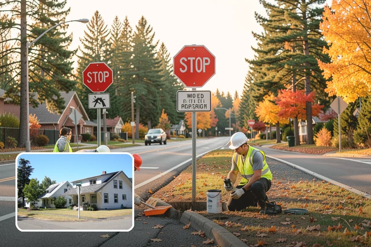Municipal Concrete Repair in DuPont, Pierce County, WA - Reduces trip-and-fall liability on public rights-of-way