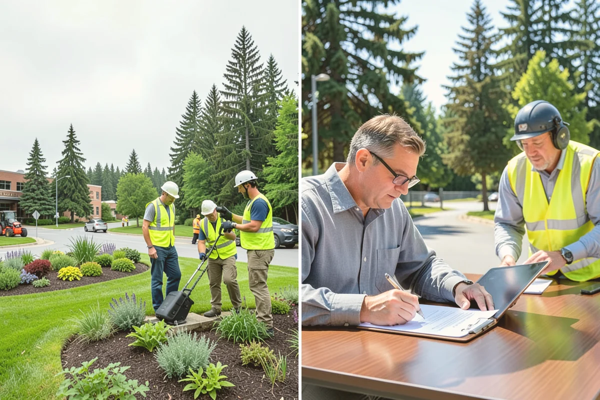Municipal Concrete Repair in Eatonville, Pierce County, WA - Site assessment with condition rating and photo documentation