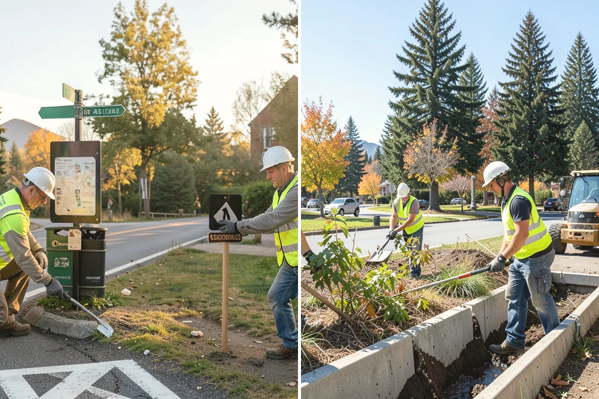 Municipal Concrete Repair in Edgewood, Pierce County, WA - Site assessment with condition rating and photo documentation