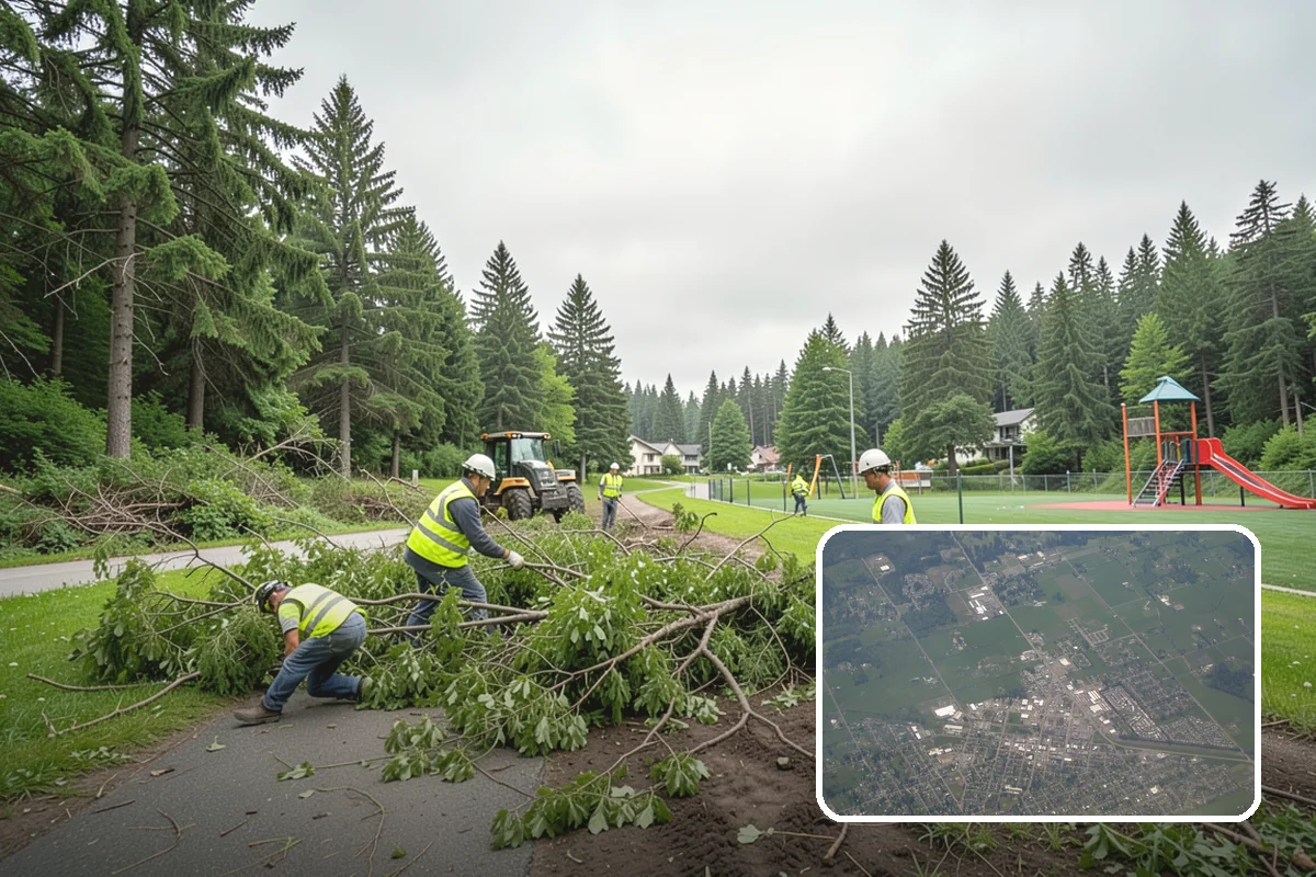 Municipal Concrete Repair in Enumclaw, King County, WA - Reduces trip-and-fall liability on public rights-of-way