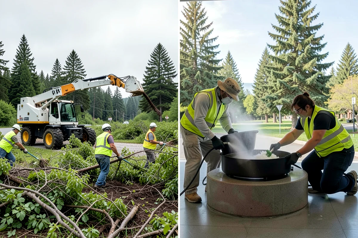 Municipal Concrete Repair in Everett, Snohomish County, WA - Site assessment with condition rating and photo documentation