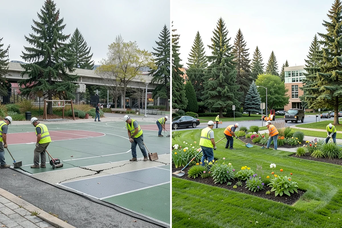 Municipal Concrete Repair in Federal Way, King County, WA - Site assessment with condition rating and photo documentation