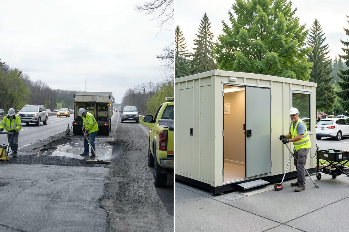 Municipal Concrete Repair in Fircrest, Pierce County, WA - Site assessment with condition rating and photo documentation