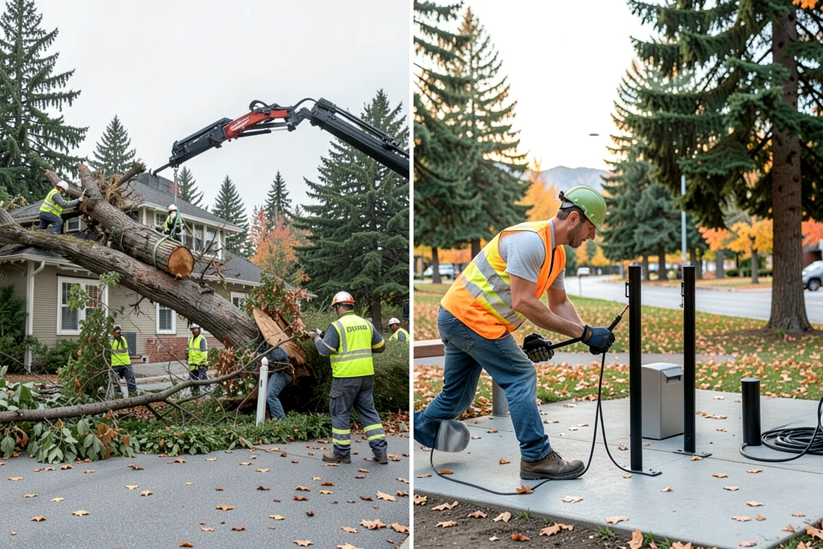 Municipal Concrete Repair in Gig Harbor, Pierce County, WA - Site assessment with condition rating and photo documentation