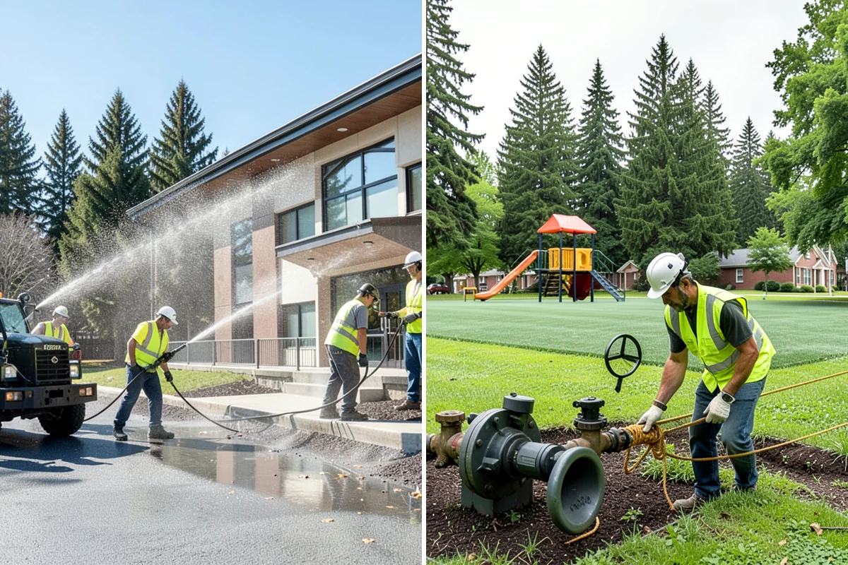 Municipal Concrete Repair in Hunts Point, King County, WA - Site assessment with condition rating and photo documentation