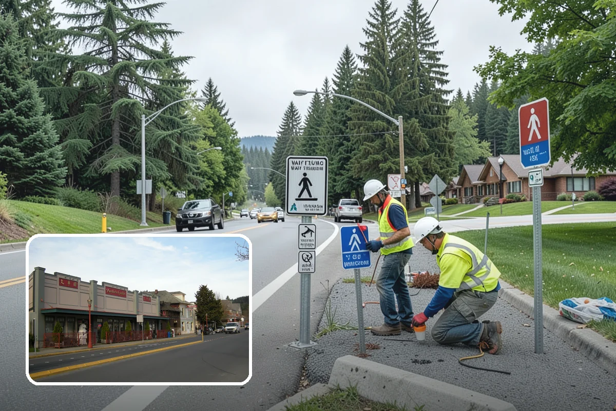 Municipal Concrete Repair in Issaquah, King County, WA - Reduces trip-and-fall liability on public rights-of-way