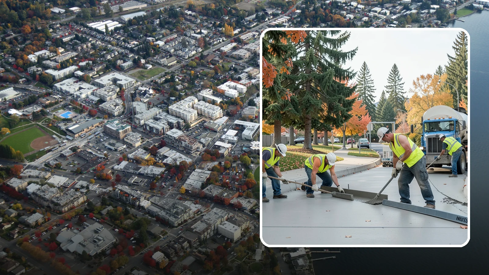 Municipal Concrete Repair in Kirkland, King County, WA - Restore failing public concrete flatwork and structures to safe, code-compliant condition across your jurisdiction.