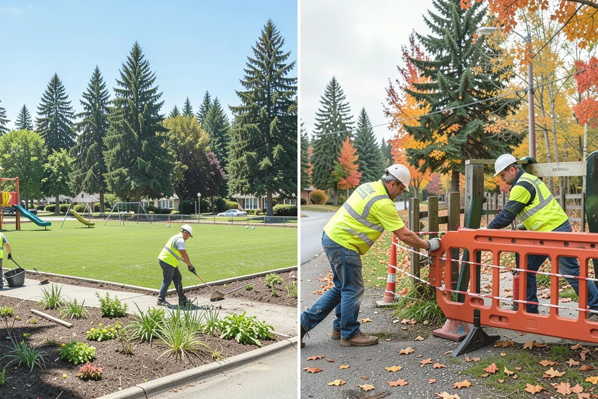 Municipal Concrete Repair in La Conner, Skagit County, WA - Site assessment with condition rating and photo documentation