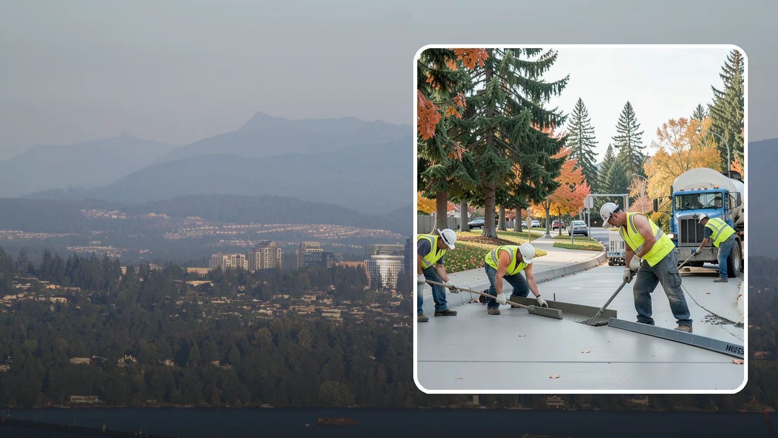 Municipal Concrete Repair in Medina, King County, WA - Restore failing public concrete flatwork and structures to safe, code-compliant condition across your jurisdiction.