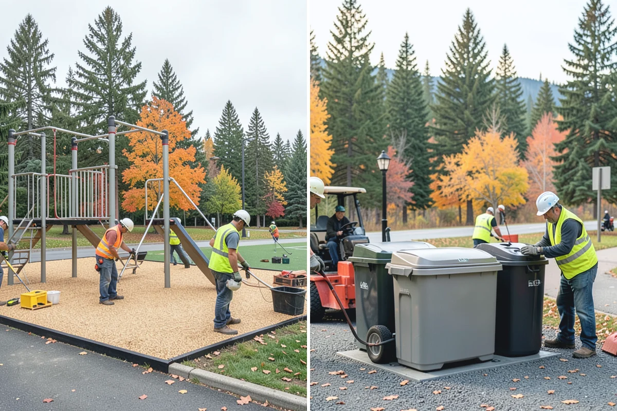 Municipal Concrete Repair in Medina, King County, WA - Site assessment with condition rating and photo documentation