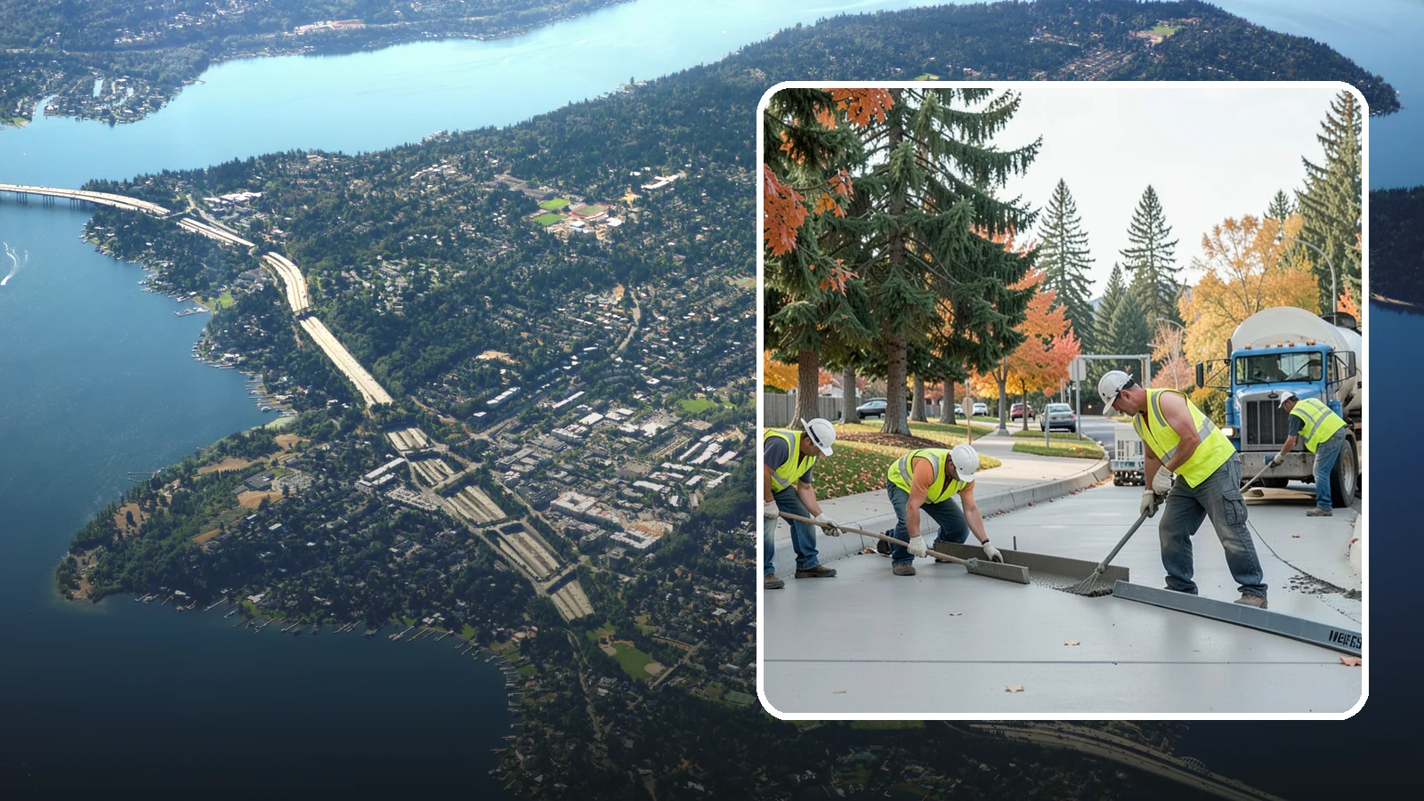 Municipal Concrete Repair in Mercer Island, King County, WA - Restore failing public concrete flatwork and structures to safe, code-compliant condition across your jurisdiction.