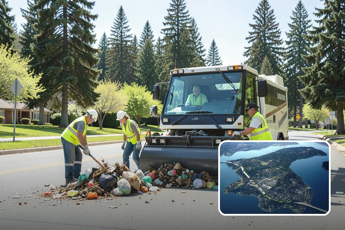 Municipal Concrete Repair in Mercer Island, King County, WA - Reduces trip-and-fall liability on public rights-of-way