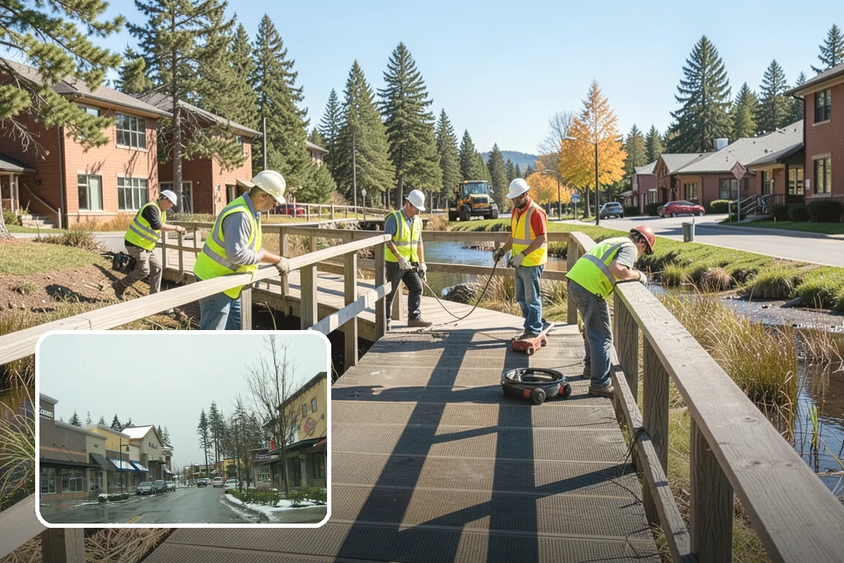 Municipal Concrete Repair in Mill Creek, Snohomish County, WA - Reduces trip-and-fall liability on public rights-of-way