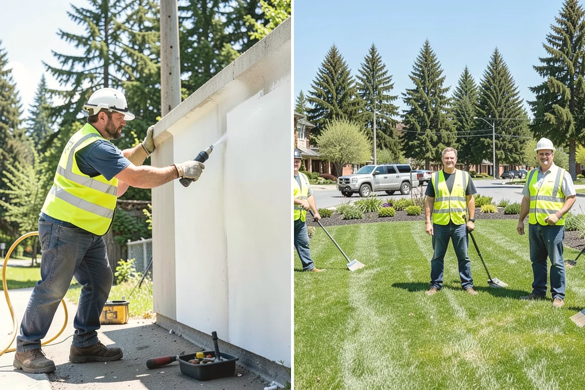 Municipal Concrete Repair in Mountlake Terrace, Snohomish County, WA - Site assessment with condition rating and photo documentation