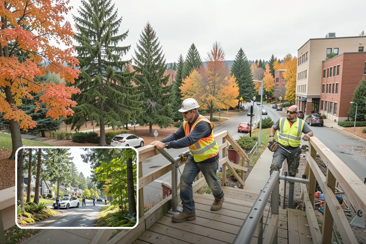 Municipal Concrete Repair in Normandy Park, King County, WA - Reduces trip-and-fall liability on public rights-of-way