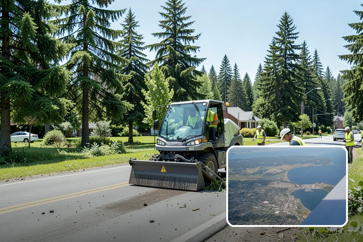 Municipal Concrete Repair in Oak Harbor, Island County, WA - Reduces trip-and-fall liability on public rights-of-way