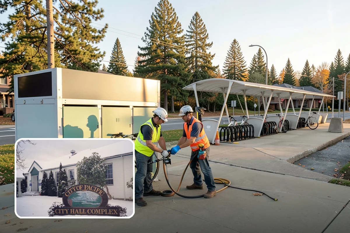 Municipal Concrete Repair in Pacific, King County, WA - Reduces trip-and-fall liability on public rights-of-way