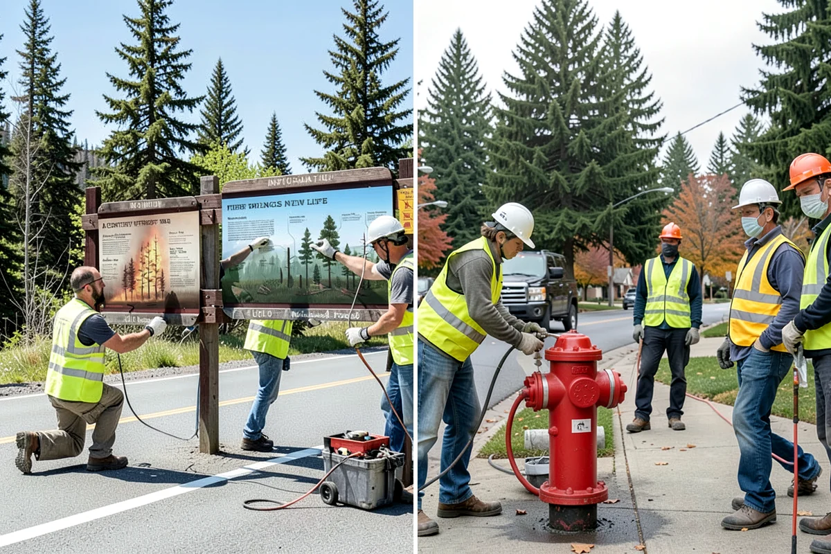 Municipal Concrete Repair in Pacific, King County, WA - Site assessment with condition rating and photo documentation