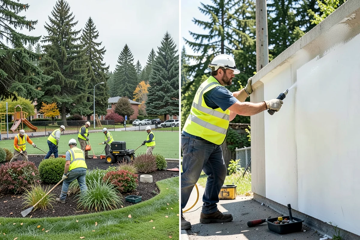 Municipal Concrete Repair in Puyallup, Pierce County, WA - Site assessment with condition rating and photo documentation