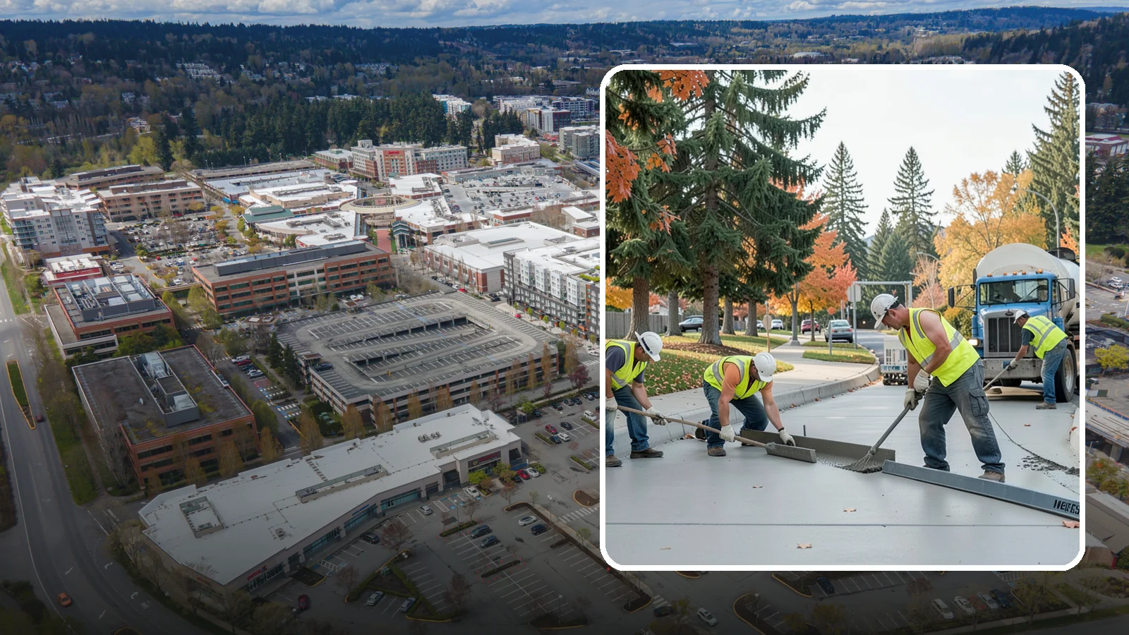 Municipal Concrete Repair in Redmond, King County, WA - Restore failing public concrete flatwork and structures to safe, code-compliant condition across your jurisdiction.