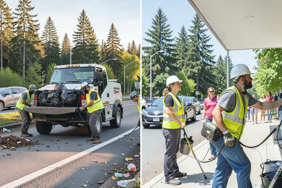 Municipal Concrete Repair in Roy, Pierce County, WA - Site assessment with condition rating and photo documentation