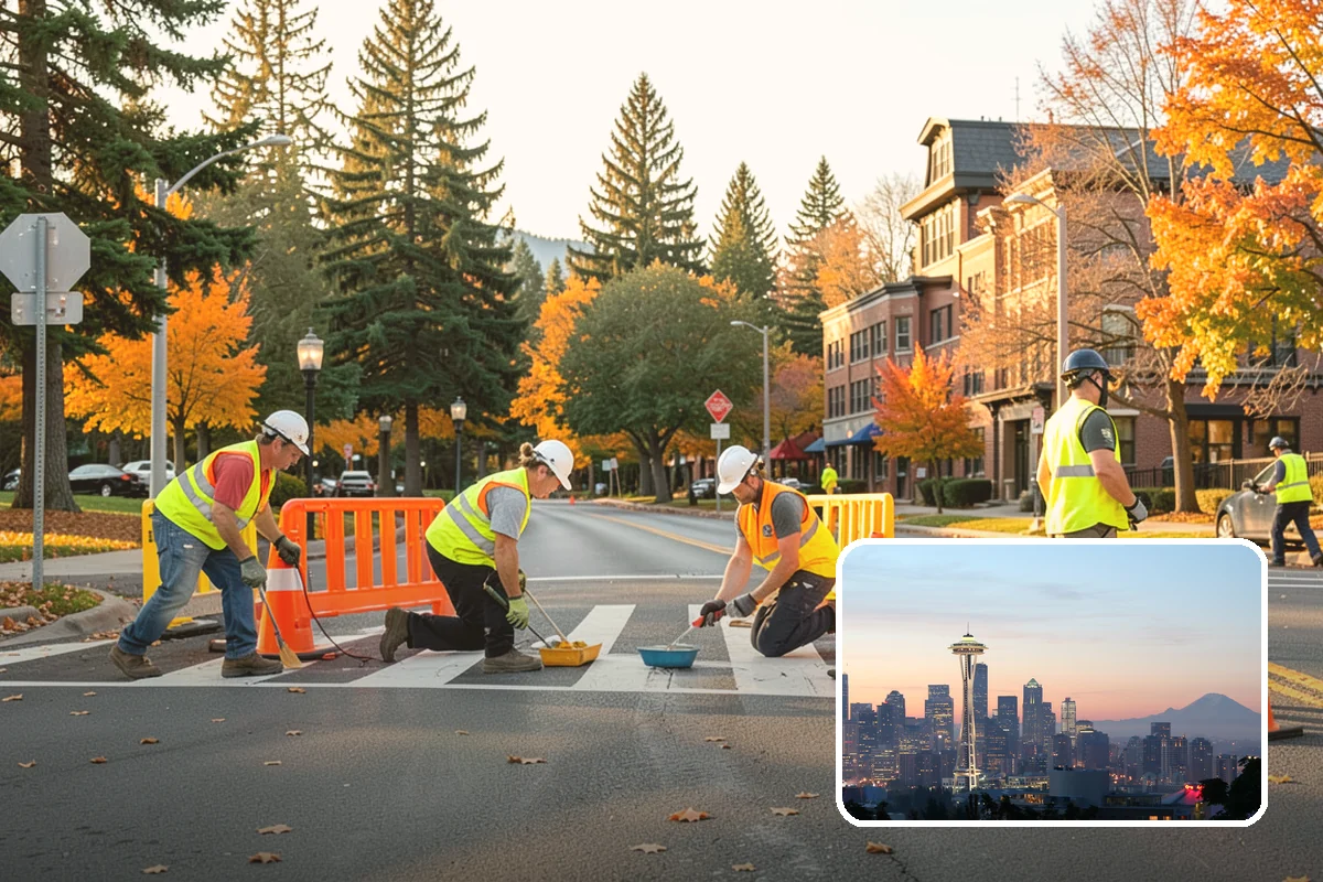 Municipal Concrete Repair in Seattle, King County, WA - Reduces trip-and-fall liability on public rights-of-way