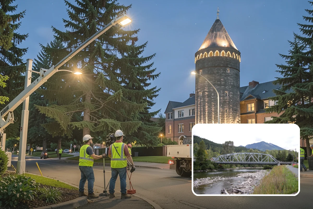 Municipal Concrete Repair in Skykomish, King County, WA - Reduces trip-and-fall liability on public rights-of-way