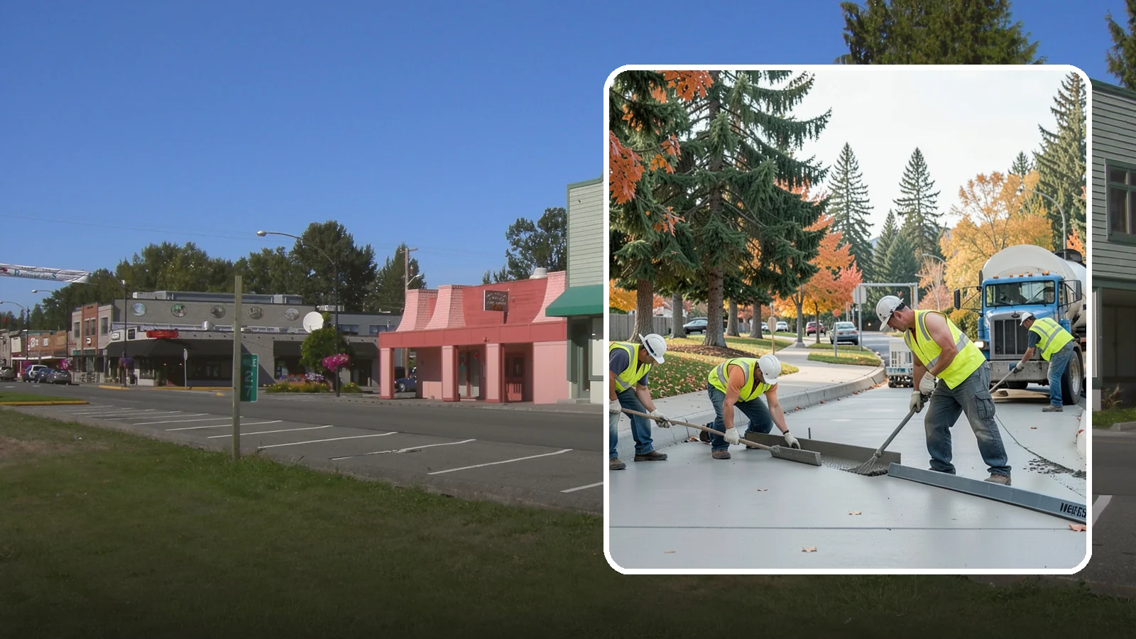 Municipal Concrete Repair in Snoqualmie, King County, WA - Restore failing public concrete flatwork and structures to safe, code-compliant condition across your jurisdiction.