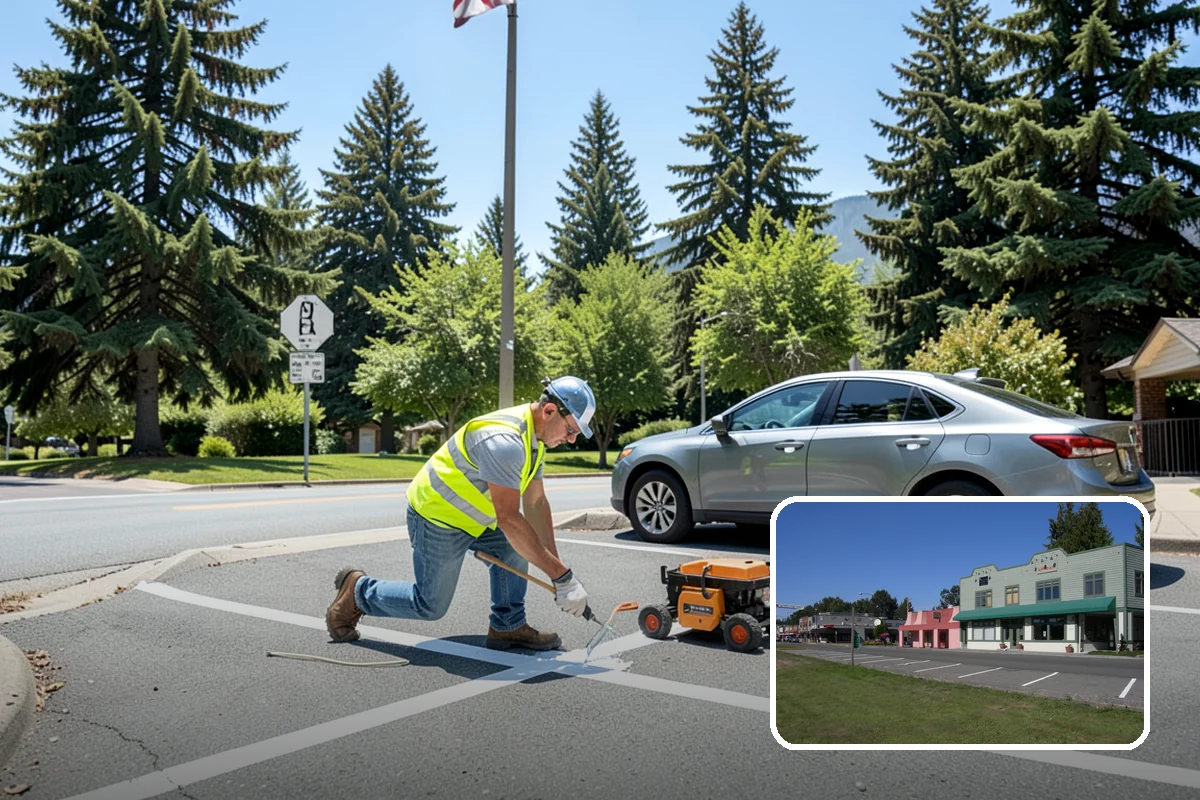 Municipal Concrete Repair in Snoqualmie, King County, WA - Reduces trip-and-fall liability on public rights-of-way