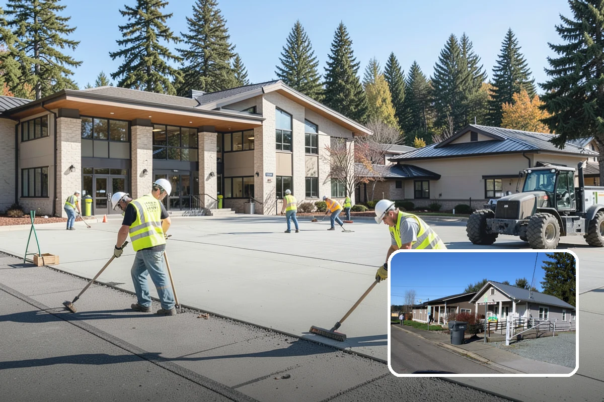 Municipal Concrete Repair in South Prairie, Pierce County, WA - Reduces trip-and-fall liability on public rights-of-way