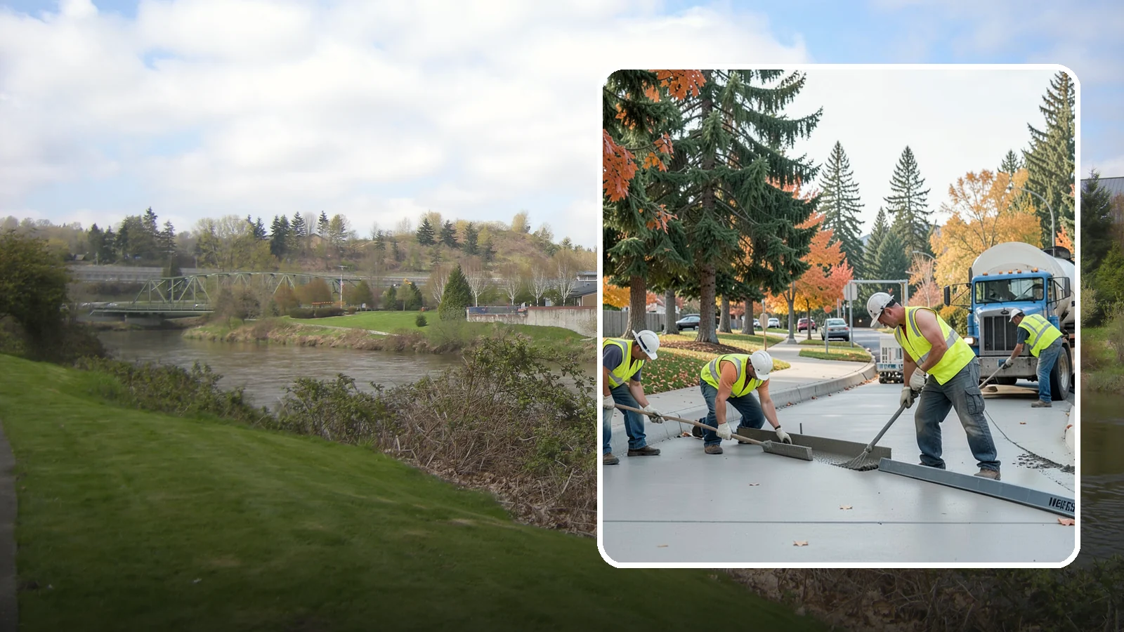 Municipal Concrete Repair in Tukwila, King County, WA - Restore failing public concrete flatwork and structures to safe, code-compliant condition across your jurisdiction.