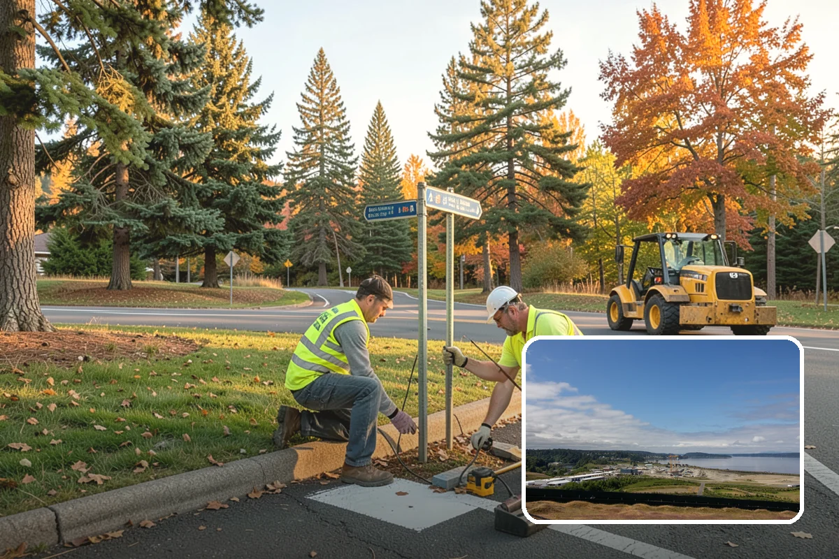 Municipal Concrete Repair in University Place, Pierce County, WA - Reduces trip-and-fall liability on public rights-of-way