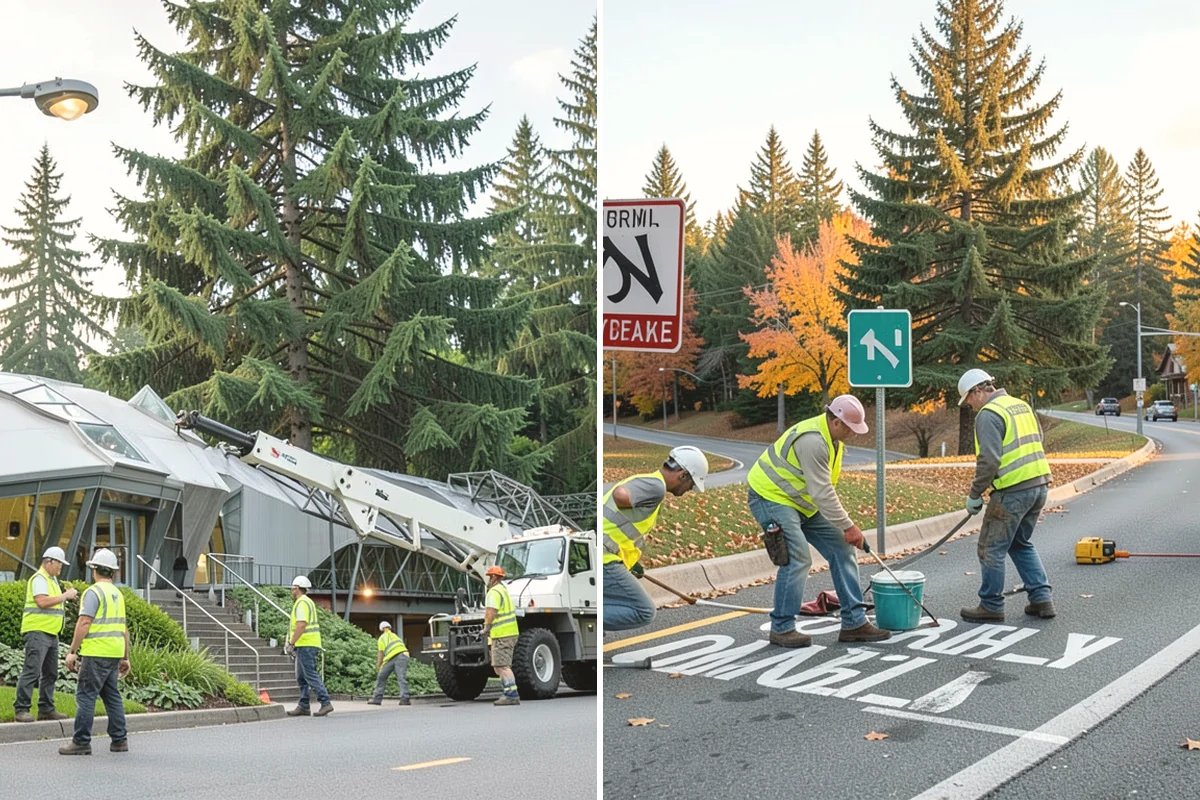 Municipal Concrete Repair in Yarrow Point, King County, WA - Site assessment with condition rating and photo documentation