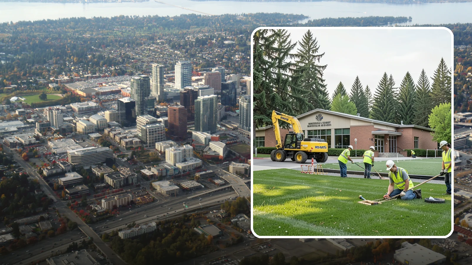 Municipal Court Facility Maintenance in Bellevue, King County, WA - Grounds and site maintenance for municipal and district court facilities in Western Washington.