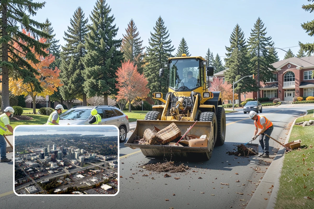 Municipal Court Facility Maintenance in Bellevue, King County, WA - Orderly, professional grounds befitting a court setting