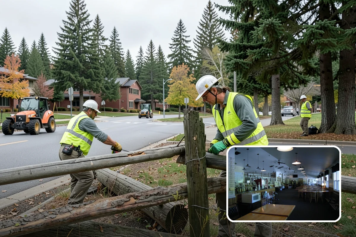 Municipal Court Facility Maintenance in Black Diamond, King County, WA - Orderly, professional grounds befitting a court setting