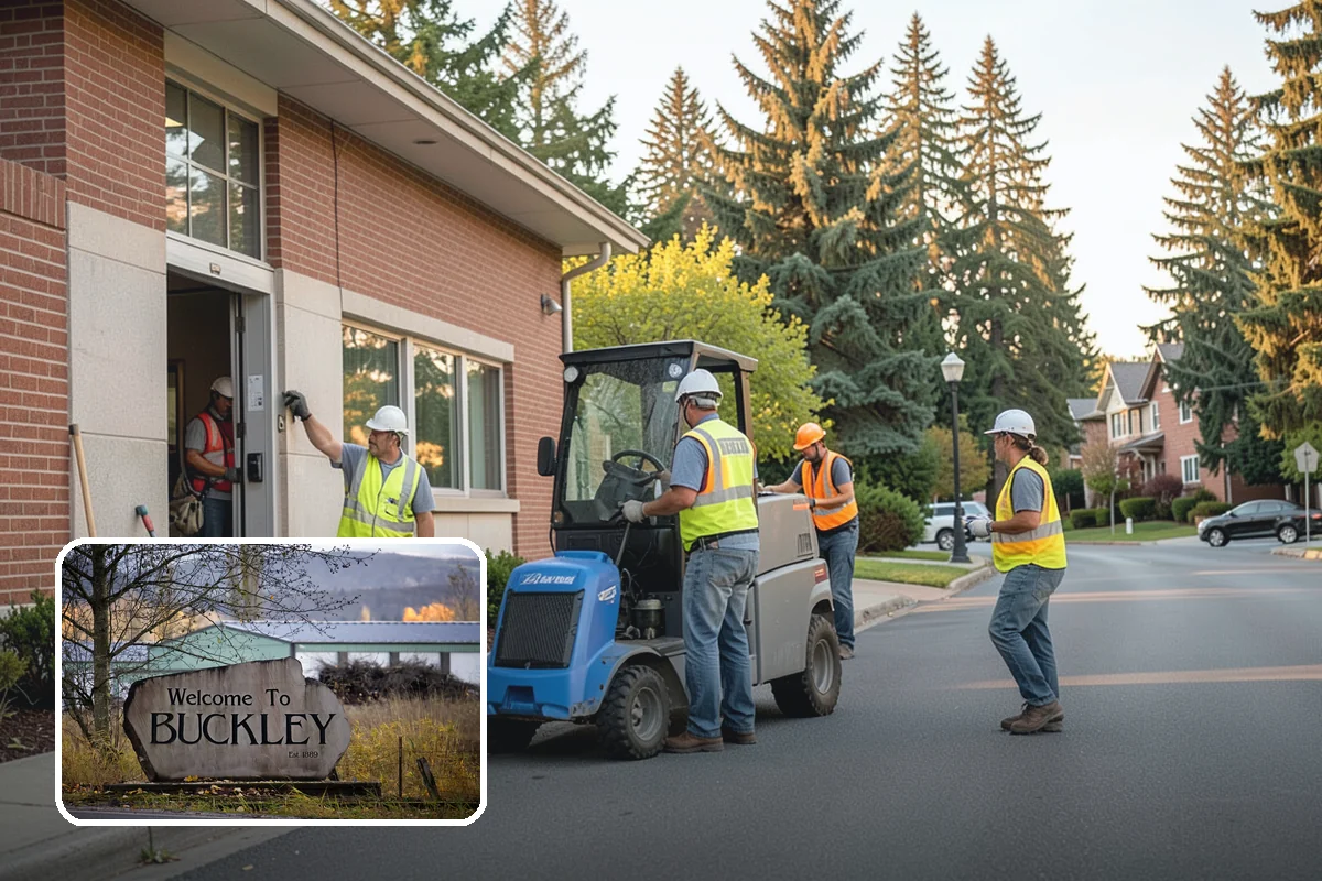 Municipal Court Facility Maintenance in Buckley, Pierce County, WA - Orderly, professional grounds befitting a court setting