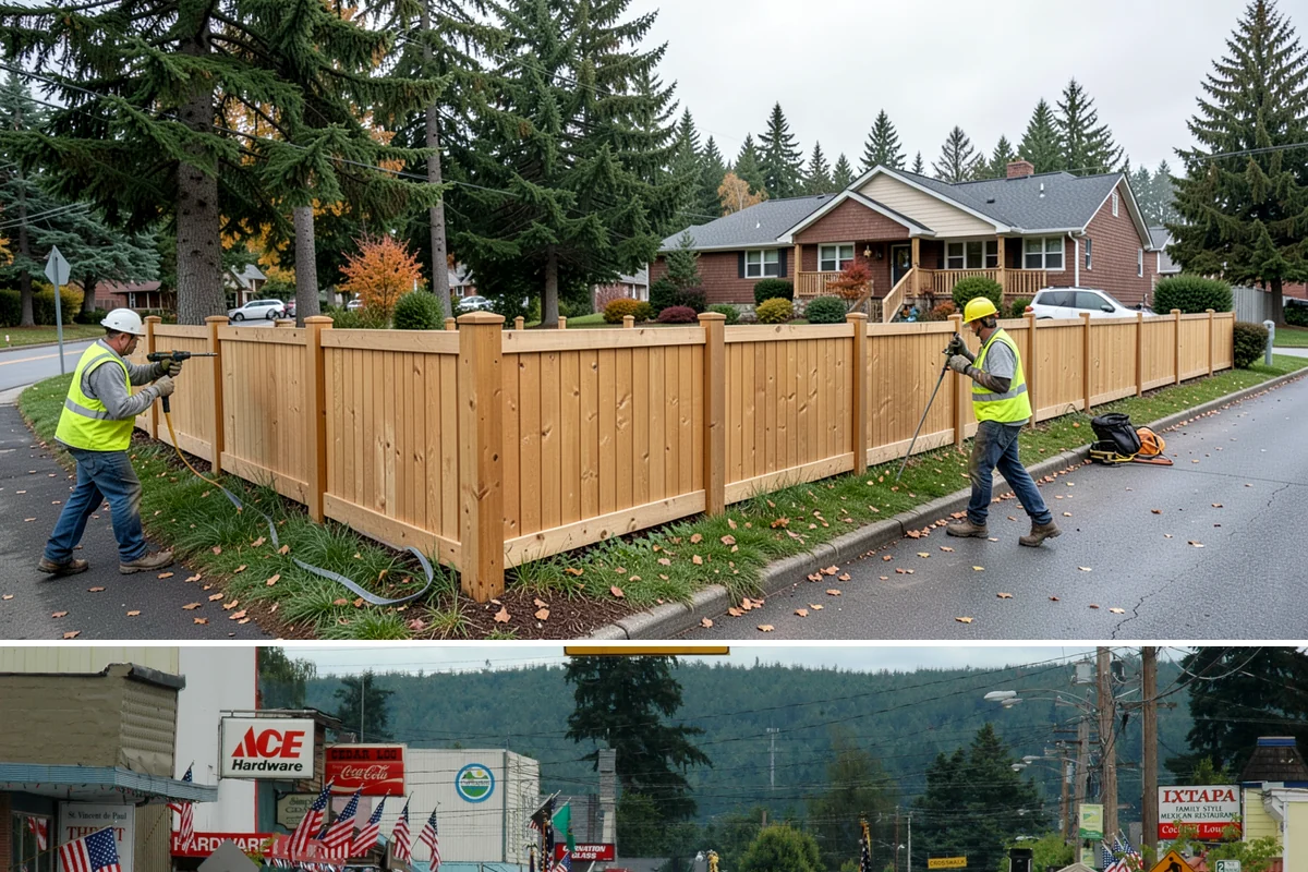 Municipal Court Facility Maintenance in Carnation, King County, WA - Entry landscapes are refreshed each spring, while leaf and slip-hazard control take priority through the wet fall months.